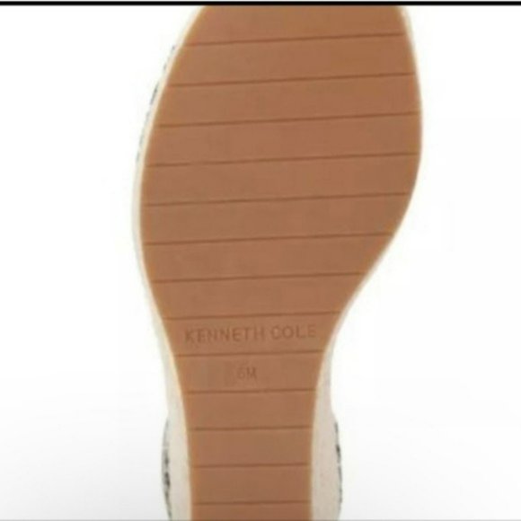 Kenneth Cole Olivia T-strap Espadrille Sandals -6.5 - Picture 4 of 8